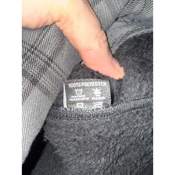 Dixxon Flannel Company Dakota Womens Jacket Snap Button Shacket Small Grey Plaid - Picture 7 of 8